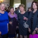Pictured at the Limerick Civic Trust Ladies Lunch were Deirdre O'Driscoll, Castletroy, Win Roche, North Circular Road, Nora Wallace, Ashbrook Park, Gabrielle Wallace-O'Donnell, Castletroy. Picture: Cian Reinhardt/ilovelimerick