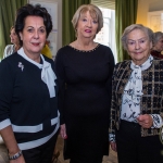 Pictured at the Limerick Civic Trust Ladies Lunch were Jennifer Gabbett, Limerick Civic Trust with Margaret Dillon and Evelyn Fennelly of South Circular Road. Picture: Cian Reinhardt/ilovelimerick
