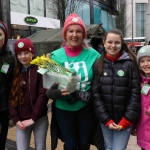 Eimear Greaney, Emma Nagle, Siobhan Everard, educational leader on the board of Pay it Forward, Emma O'Rourke and Isobella Daltan at the Festival of Kindness fun day on Bedford Row, Limerick. March 10, 2018. Picture: Sophie Goodwin/ilovelimerick