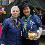 Nolin Guinane, Angela O'Sullivan from St Paul's Scouts at the Festival of Kindness fun day on Bedford Row, Limerick. Picture: Sophie Goodwin/ilovelimerick