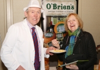 8/2/2016 A newly launched blueprint seeking to strengthen Limerick's efforts to achieve Food Destination Status over the next three years was launched this Monday by Jan O'Sullivan T.D., Minister for Education and Skills. Photographed at the event were Jim O’Brien , Ballyhahill and Cllr Elena Secas. Photograph Liam Burke/Press 22