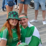 Limerick hurlers homecoming 2022 - supporters in green and white swept into the city and the TUS Gaelic Grounds to welcome the three-in-a-row All-Ireland hurling champions. Picture: Kris Luszczki/ilovelimerick