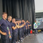 Limerick hurlers homecoming 2022 - supporters in green and white swept into the city and the TUS Gaelic Grounds to welcome the three-in-a-row All-Ireland hurling champions. Picture: Kris Luszczki/ilovelimerick