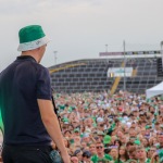 Limerick hurlers homecoming 2022 - supporters in green and white swept into the city and the TUS Gaelic Grounds to welcome the three-in-a-row All-Ireland hurling champions. Picture: Kris Luszczki/ilovelimerick