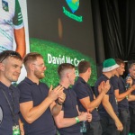 Limerick hurlers homecoming 2022 - supporters in green and white swept into the city and the TUS Gaelic Grounds to welcome the three-in-a-row All-Ireland hurling champions. Picture: Kris Luszczki/ilovelimerick