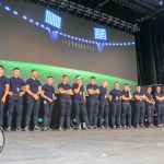 Limerick hurlers homecoming 2022 - supporters in green and white swept into the city and the TUS Gaelic Grounds to welcome the three-in-a-row All-Ireland hurling champions. Picture: Kris Luszczki/ilovelimerick