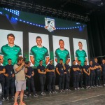 Limerick hurlers homecoming 2022 - supporters in green and white swept into the city and the TUS Gaelic Grounds to welcome the three-in-a-row All-Ireland hurling champions. Picture: Kris Luszczki/ilovelimerick