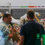 Limerick hurlers homecoming 2022 - supporters in green and white swept into the city and the TUS Gaelic Grounds to welcome the three-in-a-row All-Ireland hurling champions. Picture: Kris Luszczki/ilovelimerick