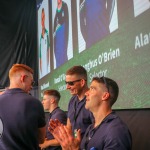 Limerick hurlers homecoming 2022 - supporters in green and white swept into the city and the TUS Gaelic Grounds to welcome the three-in-a-row All-Ireland hurling champions. Picture: Kris Luszczki/ilovelimerick