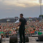 Limerick hurlers homecoming 2022 - supporters in green and white swept into the city and the TUS Gaelic Grounds to welcome the three-in-a-row All-Ireland hurling champions. Picture: Kris Luszczki/ilovelimerick