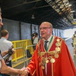 Limerick hurlers homecoming 2022 - supporters in green and white swept into the city and the TUS Gaelic Grounds to welcome the three-in-a-row All-Ireland hurling champions. Picture: Kris Luszczki/ilovelimerick