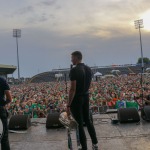 Limerick hurlers homecoming 2022 - supporters in green and white swept into the city and the TUS Gaelic Grounds to welcome the three-in-a-row All-Ireland hurling champions. Picture: Kris Luszczki/ilovelimerick