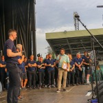 Limerick hurlers homecoming 2022 - supporters in green and white swept into the city and the TUS Gaelic Grounds to welcome the three-in-a-row All-Ireland hurling champions. Picture: Kris Luszczki/ilovelimerick