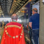 Limerick hurlers homecoming 2022 - supporters in green and white swept into the city and the TUS Gaelic Grounds to welcome the three-in-a-row All-Ireland hurling champions. Picture: Kris Luszczki/ilovelimerick