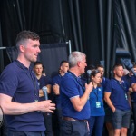 Limerick hurlers homecoming 2022 - supporters in green and white swept into the city and the TUS Gaelic Grounds to welcome the three-in-a-row All-Ireland hurling champions. Picture: Kris Luszczki/ilovelimerick