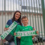 Limerick hurlers homecoming 2022 - supporters in green and white swept into the city and the TUS Gaelic Grounds to welcome the three-in-a-row All-Ireland hurling champions. Picture: Kris Luszczki/ilovelimerick