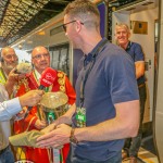 Limerick hurlers homecoming 2022 - supporters in green and white swept into the city and the TUS Gaelic Grounds to welcome the three-in-a-row All-Ireland hurling champions. Picture: Kris Luszczki/ilovelimerick