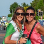 Limerick hurlers homecoming 2022 - supporters in green and white swept into the city and the TUS Gaelic Grounds to welcome the three-in-a-row All-Ireland hurling champions. Picture: Kris Luszczki/ilovelimerick