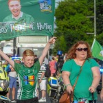 Limerick hurlers homecoming 2022 - supporters in green and white swept into the city and the TUS Gaelic Grounds to welcome the three-in-a-row All-Ireland hurling champions. Picture: Kris Luszczki/ilovelimerick
