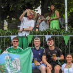 Limerick hurlers homecoming 2022 - supporters in green and white swept into the city and the TUS Gaelic Grounds to welcome the three-in-a-row All-Ireland hurling champions. Picture: Kris Luszczki/ilovelimerick