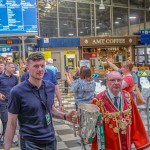 Limerick hurlers homecoming 2022 - supporters in green and white swept into the city and the TUS Gaelic Grounds to welcome the three-in-a-row All-Ireland hurling champions. Picture: Kris Luszczki/ilovelimerick