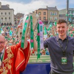 Limerick hurlers homecoming 2022 - supporters in green and white swept into the city and the TUS Gaelic Grounds to welcome the three-in-a-row All-Ireland hurling champions. Picture: Kris Luszczki/ilovelimerick