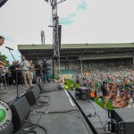 Limerick hurlers homecoming 2022 - supporters in green and white swept into the city and the TUS Gaelic Grounds to welcome the three-in-a-row All-Ireland hurling champions. Picture: Kris Luszczki/ilovelimerick