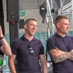 Limerick hurlers homecoming 2022 - supporters in green and white swept into the city and the TUS Gaelic Grounds to welcome the three-in-a-row All-Ireland hurling champions. Picture: Kris Luszczki/ilovelimerick