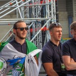 Limerick hurlers homecoming 2022 - supporters in green and white swept into the city and the TUS Gaelic Grounds to welcome the three-in-a-row All-Ireland hurling champions. Picture: Kris Luszczki/ilovelimerick