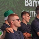 Limerick hurlers homecoming 2022 - supporters in green and white swept into the city and the TUS Gaelic Grounds to welcome the three-in-a-row All-Ireland hurling champions. Picture: Kris Luszczki/ilovelimerick