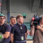 Limerick hurlers homecoming 2022 - supporters in green and white swept into the city and the TUS Gaelic Grounds to welcome the three-in-a-row All-Ireland hurling champions. Picture: Kris Luszczki/ilovelimerick