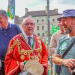 Limerick hurlers homecoming 2022 - supporters in green and white swept into the city and the TUS Gaelic Grounds to welcome the three-in-a-row All-Ireland hurling champions. Picture: Kris Luszczki/ilovelimerick