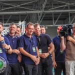 Limerick hurlers homecoming 2022 - supporters in green and white swept into the city and the TUS Gaelic Grounds to welcome the three-in-a-row All-Ireland hurling champions. Picture: Kris Luszczki/ilovelimerick