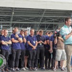 Limerick hurlers homecoming 2022 - supporters in green and white swept into the city and the TUS Gaelic Grounds to welcome the three-in-a-row All-Ireland hurling champions. Picture: Kris Luszczki/ilovelimerick