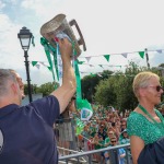 Limerick hurlers homecoming 2022 - supporters in green and white swept into the city and the TUS Gaelic Grounds to welcome the three-in-a-row All-Ireland hurling champions. Picture: Kris Luszczki/ilovelimerick