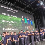 Limerick hurlers homecoming 2022 - supporters in green and white swept into the city and the TUS Gaelic Grounds to welcome the three-in-a-row All-Ireland hurling champions. Picture: Kris Luszczki/ilovelimerick