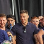 Limerick hurlers homecoming 2022 - supporters in green and white swept into the city and the TUS Gaelic Grounds to welcome the three-in-a-row All-Ireland hurling champions. Picture: Kris Luszczki/ilovelimerick