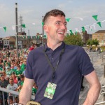 Limerick hurlers homecoming 2022 - supporters in green and white swept into the city and the TUS Gaelic Grounds to welcome the three-in-a-row All-Ireland hurling champions. Picture: Kris Luszczki/ilovelimerick