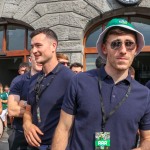 Limerick hurlers homecoming 2022 - supporters in green and white swept into the city and the TUS Gaelic Grounds to welcome the three-in-a-row All-Ireland hurling champions. Picture: Kris Luszczki/ilovelimerick