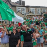 Limerick hurlers homecoming 2022 - supporters in green and white swept into the city and the TUS Gaelic Grounds to welcome the three-in-a-row All-Ireland hurling champions. Picture: Kris Luszczki/ilovelimerick