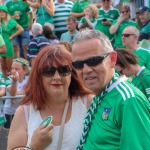 Limerick hurlers homecoming 2022 - supporters in green and white swept into the city and the TUS Gaelic Grounds to welcome the three-in-a-row All-Ireland hurling champions. Picture: Kris Luszczki/ilovelimerick