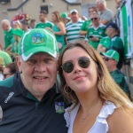 Limerick hurlers homecoming 2022 - supporters in green and white swept into the city and the TUS Gaelic Grounds to welcome the three-in-a-row All-Ireland hurling champions. Picture: Kris Luszczki/ilovelimerick