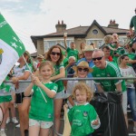 Limerick hurlers homecoming 2022 - supporters in green and white swept into the city and the TUS Gaelic Grounds to welcome the three-in-a-row All-Ireland hurling champions. Picture: Kris Luszczki/ilovelimerick