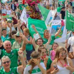 Limerick hurlers homecoming 2022 - supporters in green and white swept into the city and the TUS Gaelic Grounds to welcome the three-in-a-row All-Ireland hurling champions. Picture: Kris Luszczki/ilovelimerick