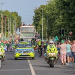 Limerick hurlers homecoming 2022 - supporters in green and white swept into the city and the TUS Gaelic Grounds to welcome the three-in-a-row All-Ireland hurling champions. Picture: Kris Luszczki/ilovelimerick