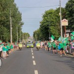 Limerick hurlers homecoming 2022 - supporters in green and white swept into the city and the TUS Gaelic Grounds to welcome the three-in-a-row All-Ireland hurling champions. Picture: Kris Luszczki/ilovelimerick