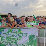 Limerick hurlers homecoming 2022 - supporters in green and white swept into the city and the TUS Gaelic Grounds to welcome the three-in-a-row All-Ireland hurling champions. Picture: Kris Luszczki/ilovelimerick