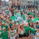 Limerick hurlers homecoming 2022 - supporters in green and white swept into the city and the TUS Gaelic Grounds to welcome the three-in-a-row All-Ireland hurling champions. Picture: Kris Luszczki/ilovelimerick