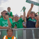 Limerick hurlers homecoming 2022 - supporters in green and white swept into the city and the TUS Gaelic Grounds to welcome the three-in-a-row All-Ireland hurling champions. Picture: Kris Luszczki/ilovelimerick