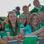 Limerick hurlers homecoming 2022 - supporters in green and white swept into the city and the TUS Gaelic Grounds to welcome the three-in-a-row All-Ireland hurling champions. Picture: Kris Luszczki/ilovelimerick